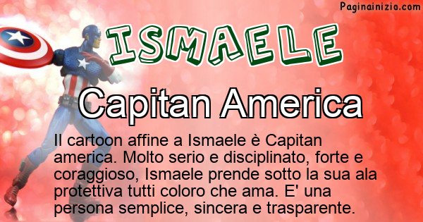 Ismaele - Personaggio dei cartoni associato a Ismaele