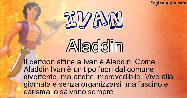 Ivan - Personaggio dei cartoni associato a Ivan