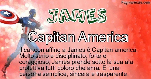 James - Personaggio dei cartoni associato a James