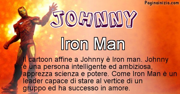 Johnny - Personaggio dei cartoni associato a Johnny