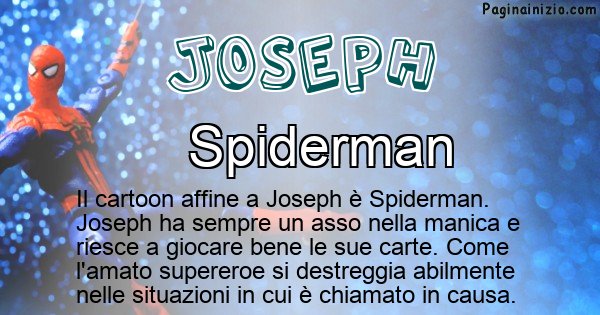 Joseph - Personaggio dei cartoni associato a Joseph