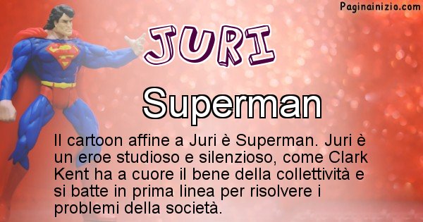 Juri - Personaggio dei cartoni associato a Juri