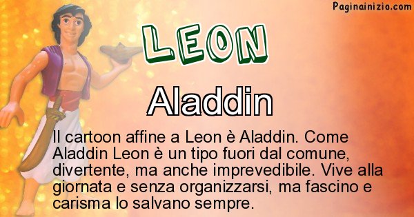 Leon - Personaggio dei cartoni associato a Leon