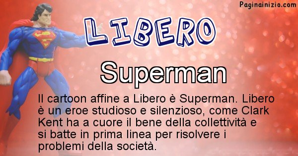 Libero - Personaggio dei cartoni associato a Libero