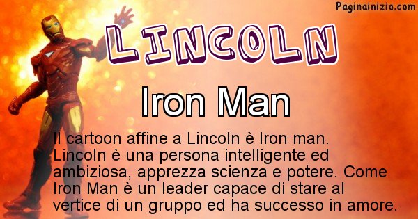 Lincoln - Personaggio dei cartoni associato a Lincoln