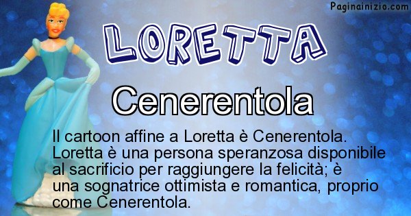 Loretta - Personaggio dei cartoni associato a Loretta