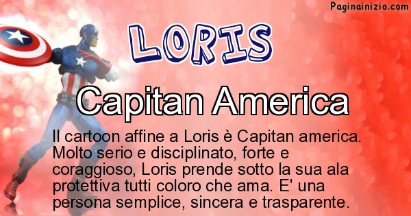 Loris - Personaggio dei cartoni associato a Loris