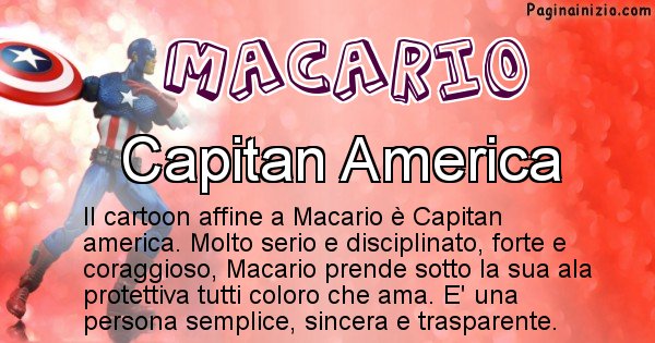 Macario - Personaggio dei cartoni associato a Macario