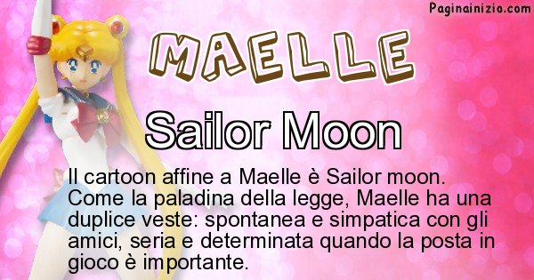 Maelle - Personaggio dei cartoni associato a Maelle