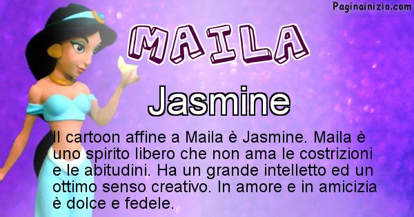 Maila - Personaggio dei cartoni associato a Maila
