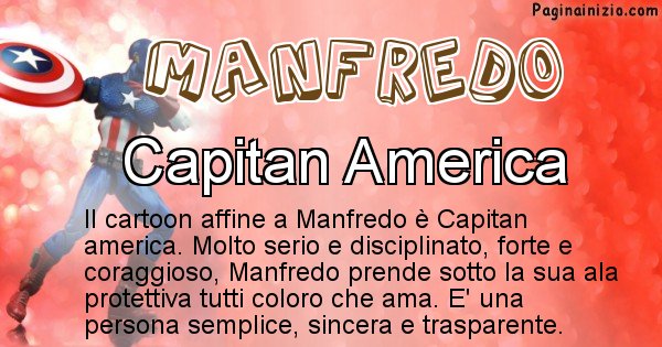 Manfredo - Personaggio dei cartoni associato a Manfredo