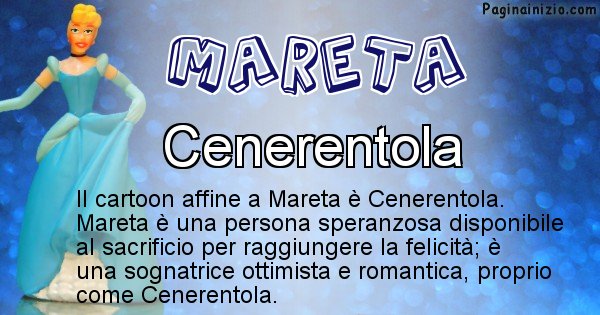 Mareta - Personaggio dei cartoni associato a Mareta