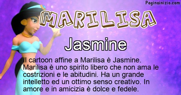 Marilisa - Personaggio dei cartoni associato a Marilisa