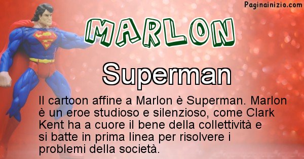 Marlon - Personaggio dei cartoni associato a Marlon