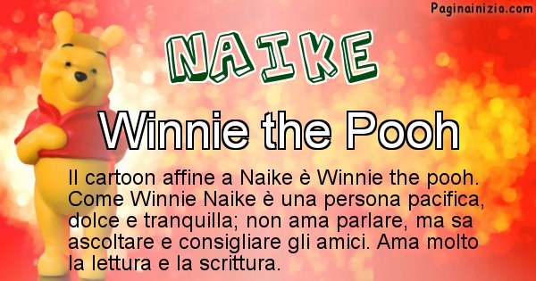Naike - Personaggio dei cartoni associato a Naike