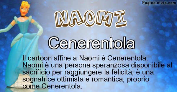Naomi - Personaggio dei cartoni associato a Naomi