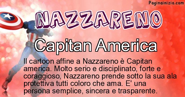 Nazzareno - Personaggio dei cartoni associato a Nazzareno