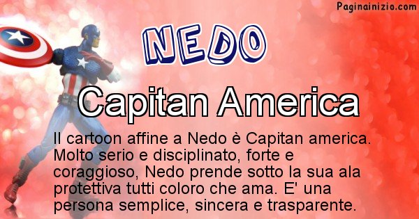 Nedo - Personaggio dei cartoni associato a Nedo