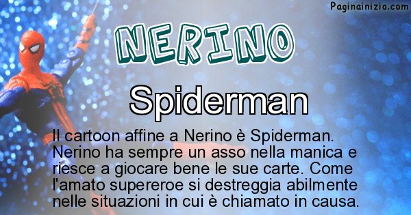 Nerino - Personaggio dei cartoni associato a Nerino