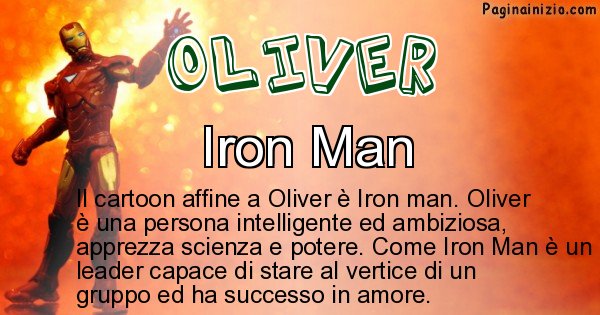 Oliver - Personaggio dei cartoni associato a Oliver