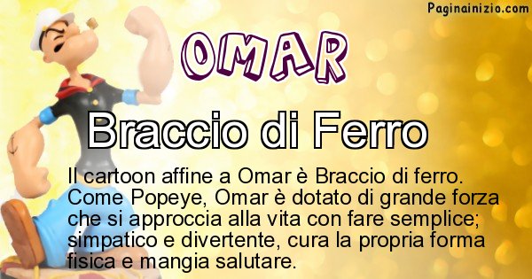 Omar - Personaggio dei cartoni associato a Omar