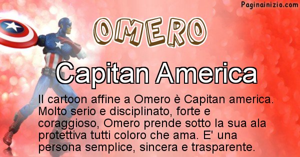 Omero - Personaggio dei cartoni associato a Omero