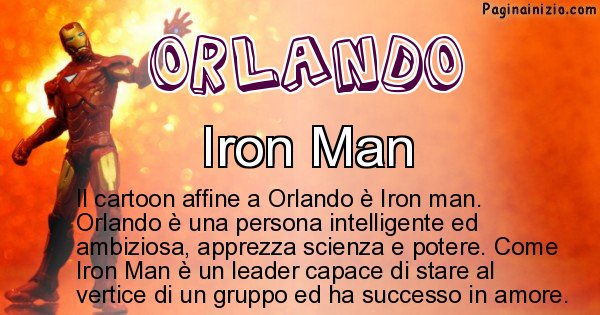 Orlando - Personaggio dei cartoni associato a Orlando