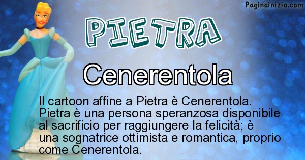 Pietra - Personaggio dei cartoni associato a Pietra