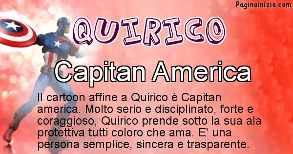 Quirico - Personaggio dei cartoni associato a Quirico