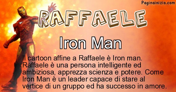 Raffaele - Personaggio dei cartoni associato a Raffaele
