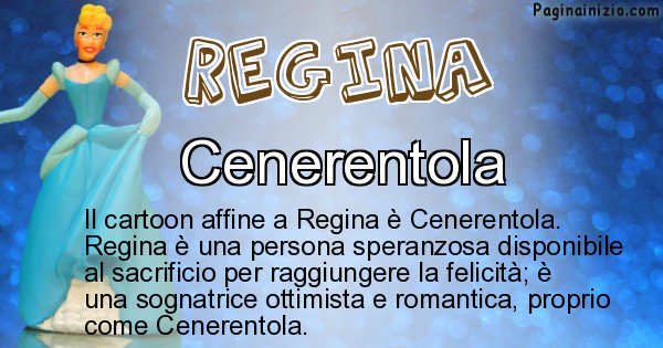 Regina - Personaggio dei cartoni associato a Regina