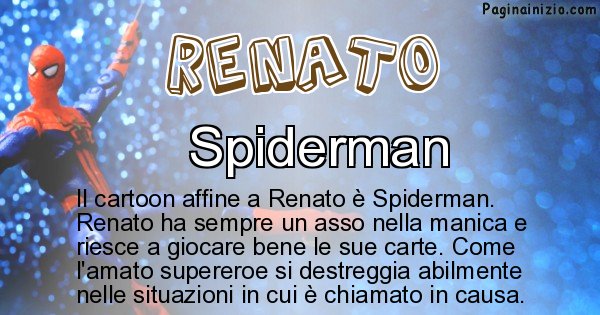Renato - Personaggio dei cartoni associato a Renato