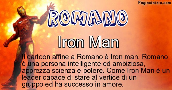 Romano - Personaggio dei cartoni associato a Romano