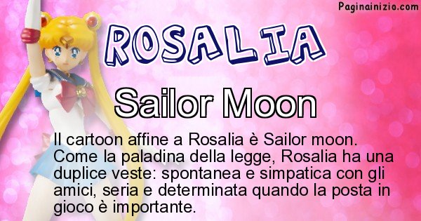 Rosalia - Personaggio dei cartoni associato a Rosalia