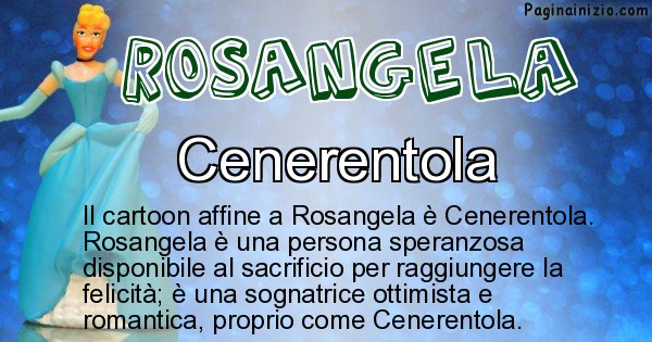 Rosangela - Personaggio dei cartoni associato a Rosangela