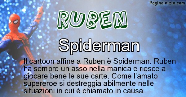 Ruben - Personaggio dei cartoni associato a Ruben