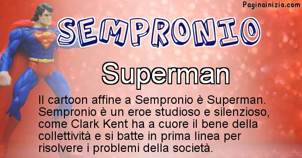 Sempronio - Personaggio dei cartoni associato a Sempronio