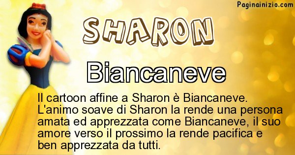 Sharon - Personaggio dei cartoni associato a Sharon