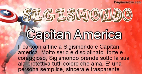 Sigismondo - Personaggio dei cartoni associato a Sigismondo