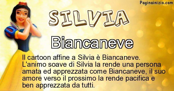 Silvia - Personaggio dei cartoni associato a Silvia