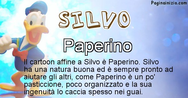 Silvo - Personaggio dei cartoni associato a Silvo