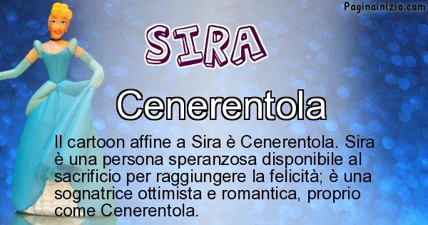 Sira - Personaggio dei cartoni associato a Sira