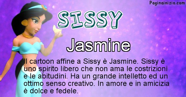 Sissy - Personaggio dei cartoni associato a Sissy
