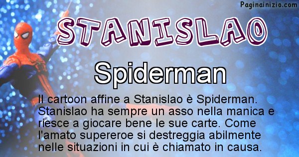 Stanislao - Personaggio dei cartoni associato a Stanislao