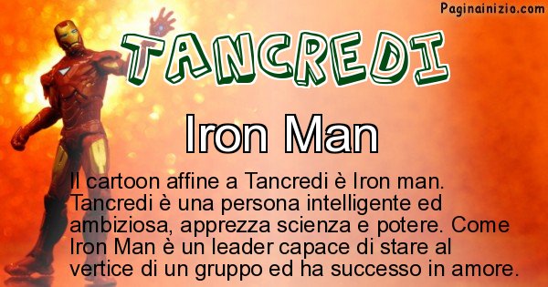 Tancredi - Personaggio dei cartoni associato a Tancredi