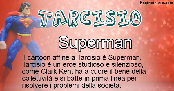 Tarcisio - Personaggio dei cartoni associato a Tarcisio