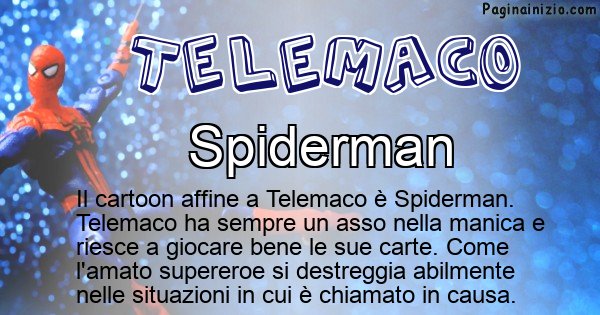 Telemaco - Personaggio dei cartoni associato a Telemaco
