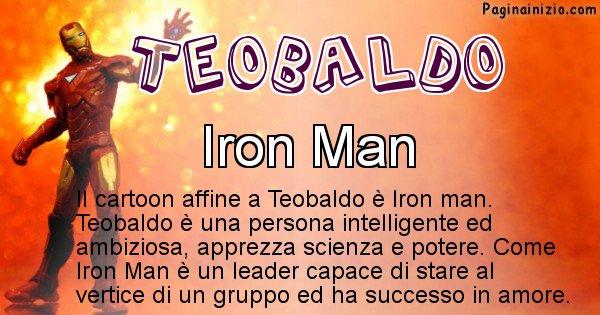 Teobaldo - Personaggio dei cartoni associato a Teobaldo