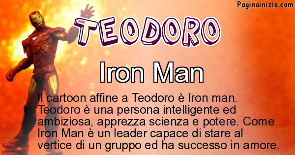 Teodoro - Personaggio dei cartoni associato a Teodoro