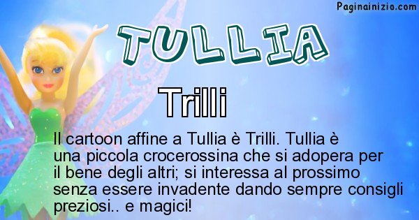 Tullia - Personaggio dei cartoni associato a Tullia